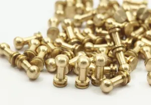 20 Raw Brass Industrial Findings (9x4mm) A0643