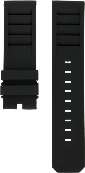 ANCON Black Rubber Strap 24mm