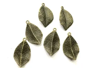 Antique Victoria Golden Metal Leaf Embellishments