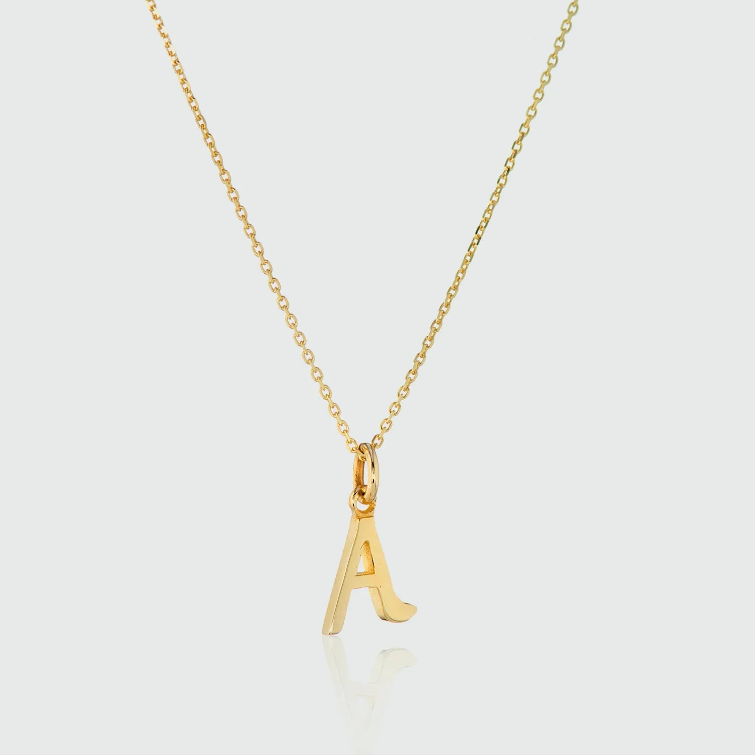 Audley 9ct Yellow Gold Alphabet Pendant