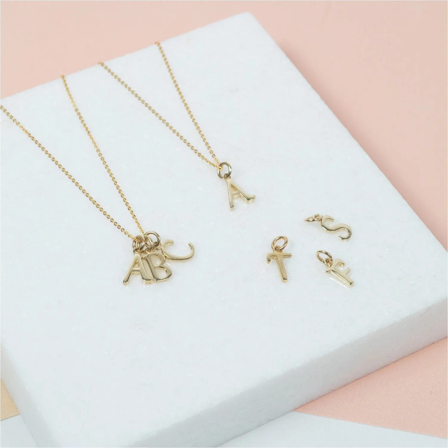 Audley 9ct Yellow Gold Alphabet Pendant