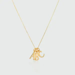 Audley 9ct Yellow Gold Alphabet Pendant