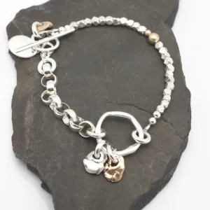 Lava Form Collection: Una Pebbles Link Bracelet