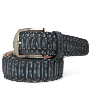 LEN Belt Buffed Python London Fog STK