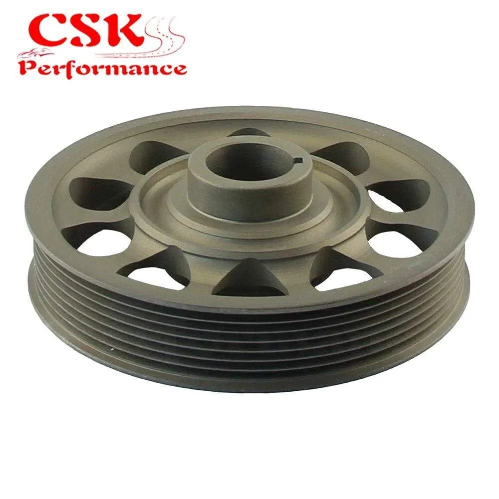 Light Weight Aluminum Crankshaft Crank Pulley fits for Honda Civic FD2 FD2R 2.0 K20A