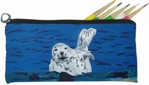 Seal Kitten Pencil Bag- Playful Pup