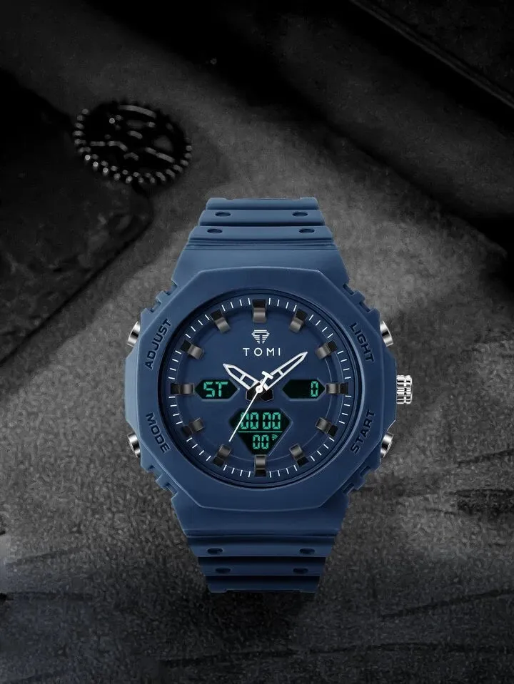 TOMI T-217 Dual Time Sports Watch